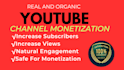 give more views on youtube without ads for monetization
