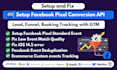 setup facebook pixel conversion API GTM server side tracking