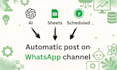 schedule post on whatsapp channel