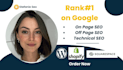 optimize shopify wix squarespace wordpress website seo for google 1st page rank