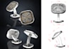 create 3d cufflinks cad jewelry design, 3d rendering stl 3d model