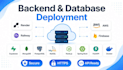 deploy your backend and database on render, railway, firebase, supabase, mongodb
