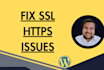 install ssl certificate, configure ssl, http to https, fix ssl, free ssl