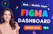 do figma uiux design for mobile, web, and dashboard with wireframe and prototype