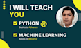 be your python and machine learning tutor