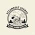draw a steamboat willie inspired logo