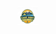 design high quality classic camp west logo