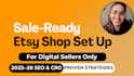 set up your digital etsy shop with SEO