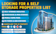 do self storage and commercial properties skip tracing