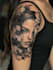 custom an abstract black tattoo design