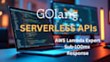 build serverless rest api with golang on AWS lambda