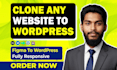 copy clone website and convert wix, squarespace to wordpress