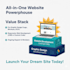 build wix website, design and develop wix website from UX, UI, graphics to brand