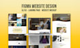 do figma design website, ui ux design, and website mockup