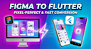 convert figma UI to a modern flutter app with clean, scalable code