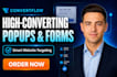 do  convertflow popups lead capture forms automated website targeting