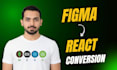 convert figma design to react or mern web application