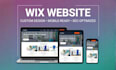 design a stunning, responsive wix website for your business