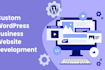 enlarge custom business website or freelance marketplace, wordpress development
