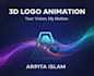 create stunning 3d logo animation