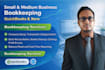 do small and medium business bookkeeping in quickbooks, xero