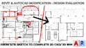 update autocad or revit floor plan from redline markups