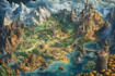 create a map into fantasy map
