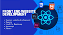 create a modern responsive website with HTML, CSS, and js