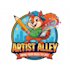 create a toon boom style character logo