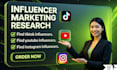 collect youtube influencer, instagram, facebook, tiktok, micro influencer leads