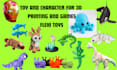 create professional 3d flexi models and custom stl files