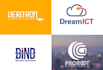 design logo about tech, startup ,security and technology