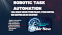 do python bot web scraping web bot pisoclaw, rpa bot, browseract  web crawler