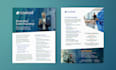 design a clear, professional business one pager