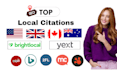 create manually brightlocal citations and business directory