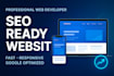 design and build a modern website with SEO ready