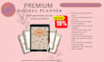 design a premium hyperlinked digital planner, digital journal, digital esty