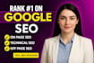 do complete SEO on squarespace, wix and shopify websites