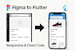 convert your figma to responsive flutter app with clean code