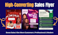 create a clean modern sales flyer that drives real sales
