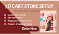 design and develop your 3d cart site
