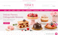 design pastries shopify store food catering website cafe bakery food website