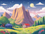 draw pretty vector art illustrations for you