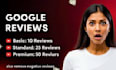 ten permanent 5 star google reviews lifetime guaranteed