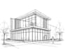 draw an architectural sketch for commercial use
