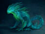 draw a fantasy creature, monster, alien in my style