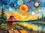 recreate any painting with acrylic art