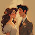 paint custom couple portrait for you