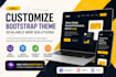 customize bootstrap theme, scalable web