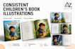 create children book illustrations for amazon KDP
